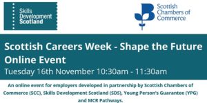 Scottish Careers Week: Shape the Future Event - An event for Employers @ Online